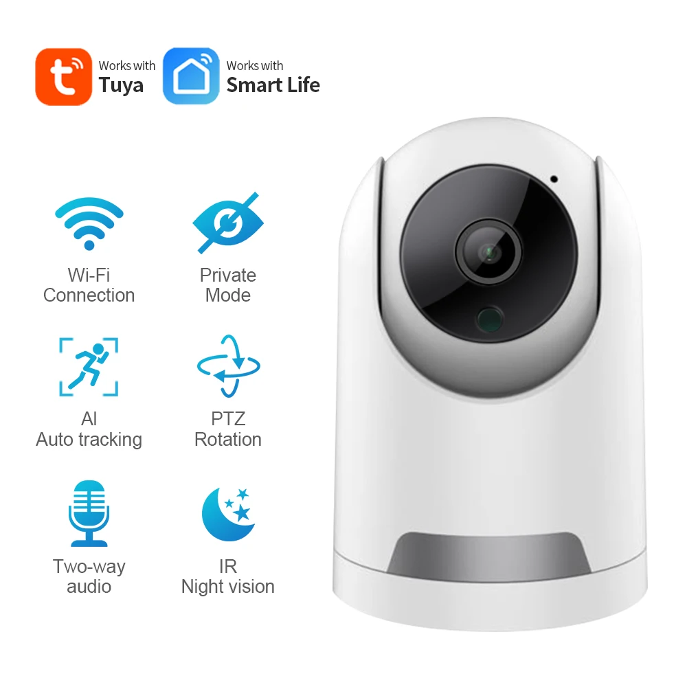 

INQMEGA 3MP Wifi Wireless Wifi Cam 5G Home Security Surveillance CCTV Network Camera Night Vision P2P Remote View Camera