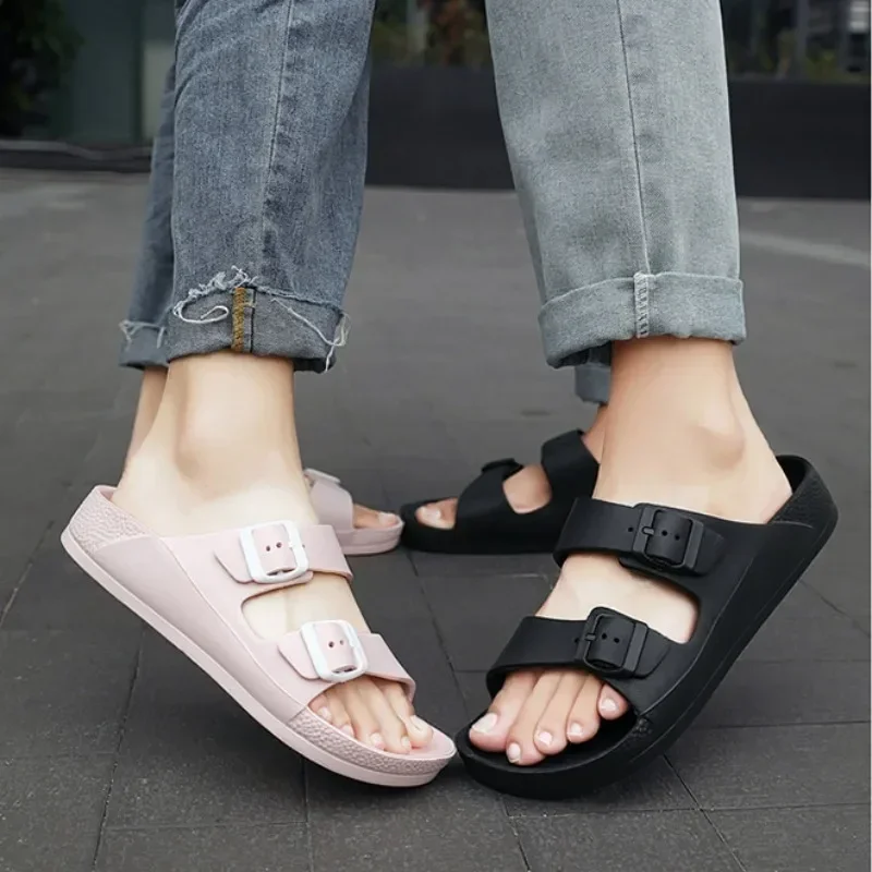 

2024 Summer Men's Sandal High Quality Slippers for Women Casual Comfortable Light Soft Bottom Anti-skid Original Men Flip-flop