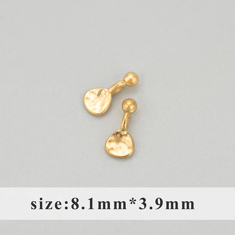 assoonas, 10 Stück/Set, MI67, wasserdichte Schmuckaccessoires, 316L-Edelstahl, Anhänger, Schmuckzubehör, DIY-Anhänger – Detail 3