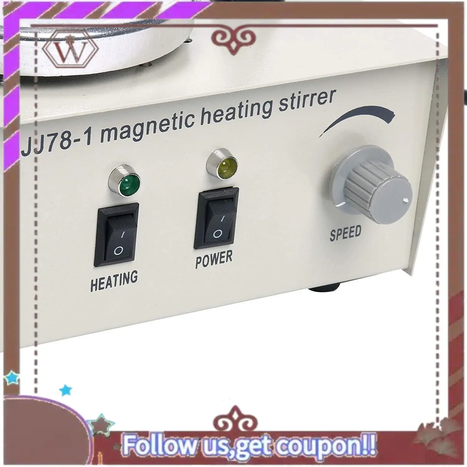 ABBG-220V التدفئة محرك مغناطيسي مختبر خلاط آلة 78-1 موقد محرك مغناطيسي مختبر لتحريك 1000 مللي الاتحاد الأوروبي التوصيل