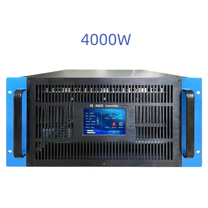 New Touch Screen Broadcast Equipment 4000w Fm Transmitter 4kw For Radio Station