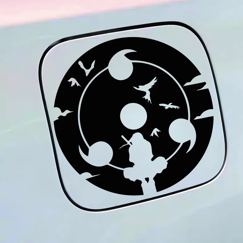 Uchiha Itachi Sharingan Anime Vinyl Car Stickers Creative Fashion Decals For Cartoon Fans Car Truck Exterior Decor Accessories