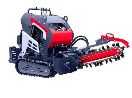 Factory Wholesale Self-Propelled Trencher Max Trench Depth 1000mm Crawler Type Mini Trencher