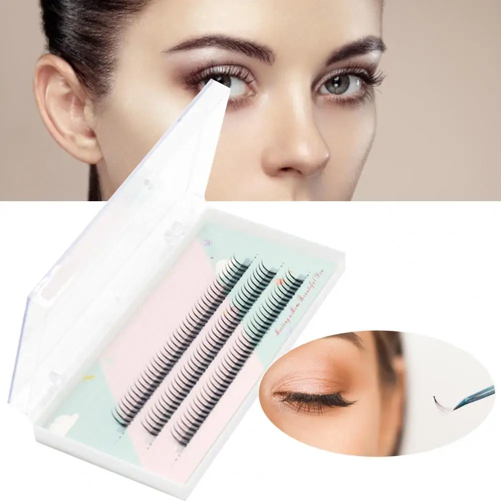 Fake eyelashes Universal Makeup Black Faux Eyelashes Delicate Convenient Artificial Eyelashes