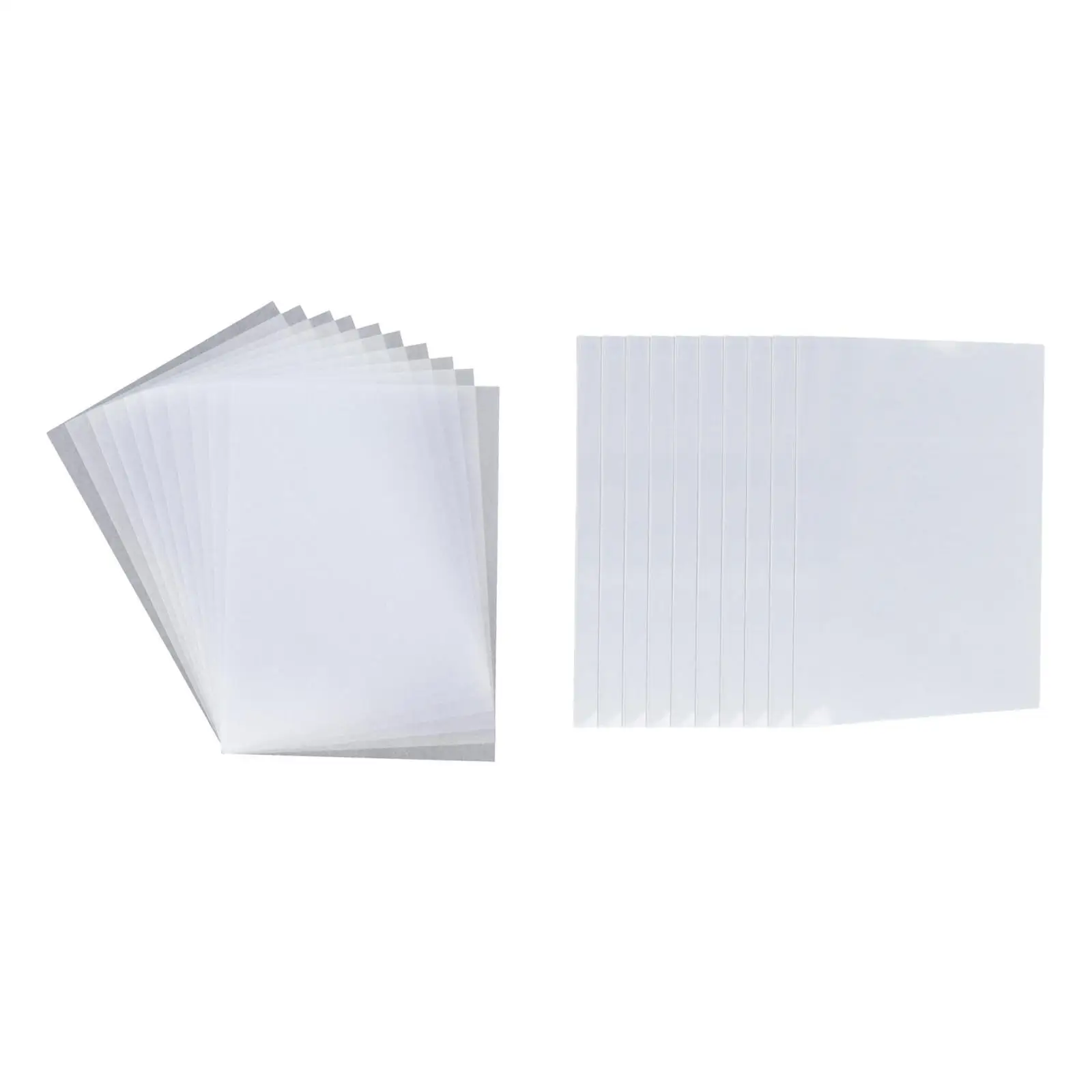 10x folhas de plástico termorretráteis para chaveiros, joias versáteis 5,7x7,8 polegadas