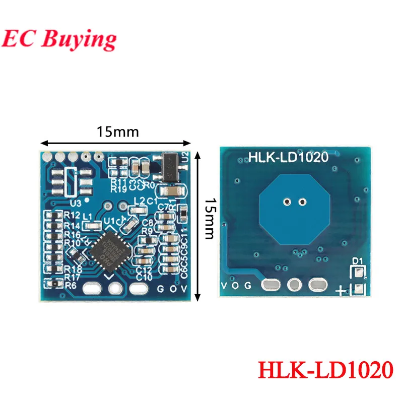 10Pcs/1pc LD1030 LD1020 LD1010 10G Smart Human Presence Sensing Radar Module Intelligent Human Microwave X-band Induction Sensor