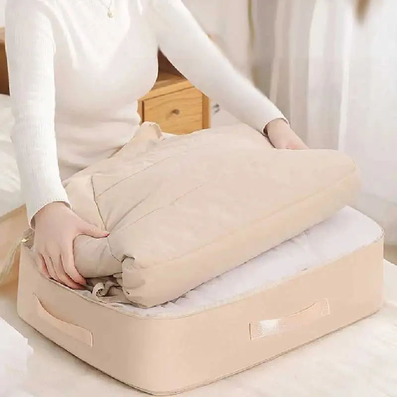 Ultra Space-Saving Self-Compression Organizer, Duvet Compression Storage Bag, grande capacidade armário do armário, bolsa de armazenamento