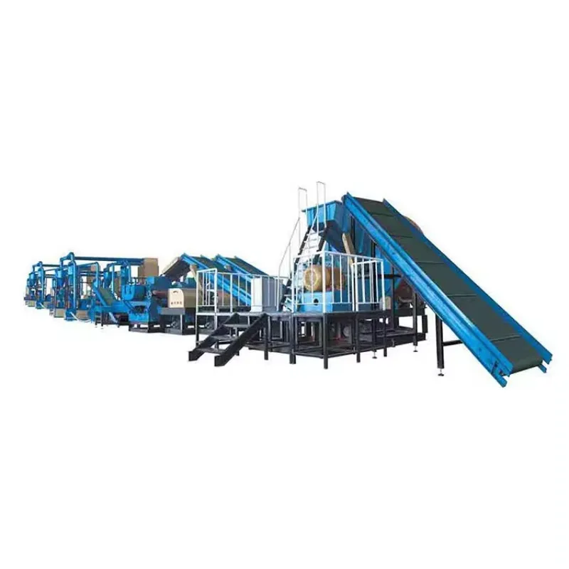 New Design Waste Tire Recycling Machine / Double Hooks Tire Debeader / Tyre Shredding Plant