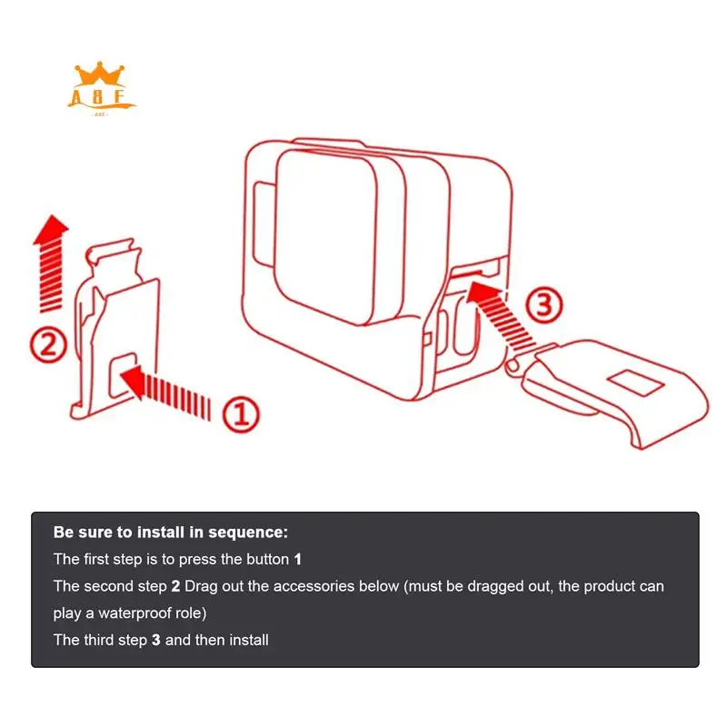 

A08E-Replacement Side Door USB-C Mini Port Side Cover Repair Part For Gopro HERO5 HERO6 Hero 5 6 For Go Pro Accessory