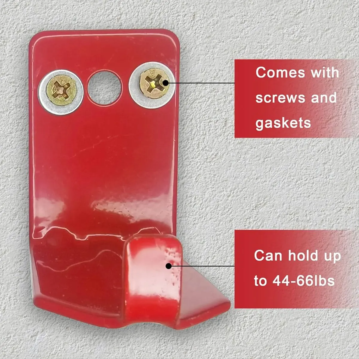 HGHO Fire Extinguishe Mount, Wall Hook, Fire Extinguishe Bracket Up to 40 Lbs Extinguishers, Suitable for Fire 12 Pack