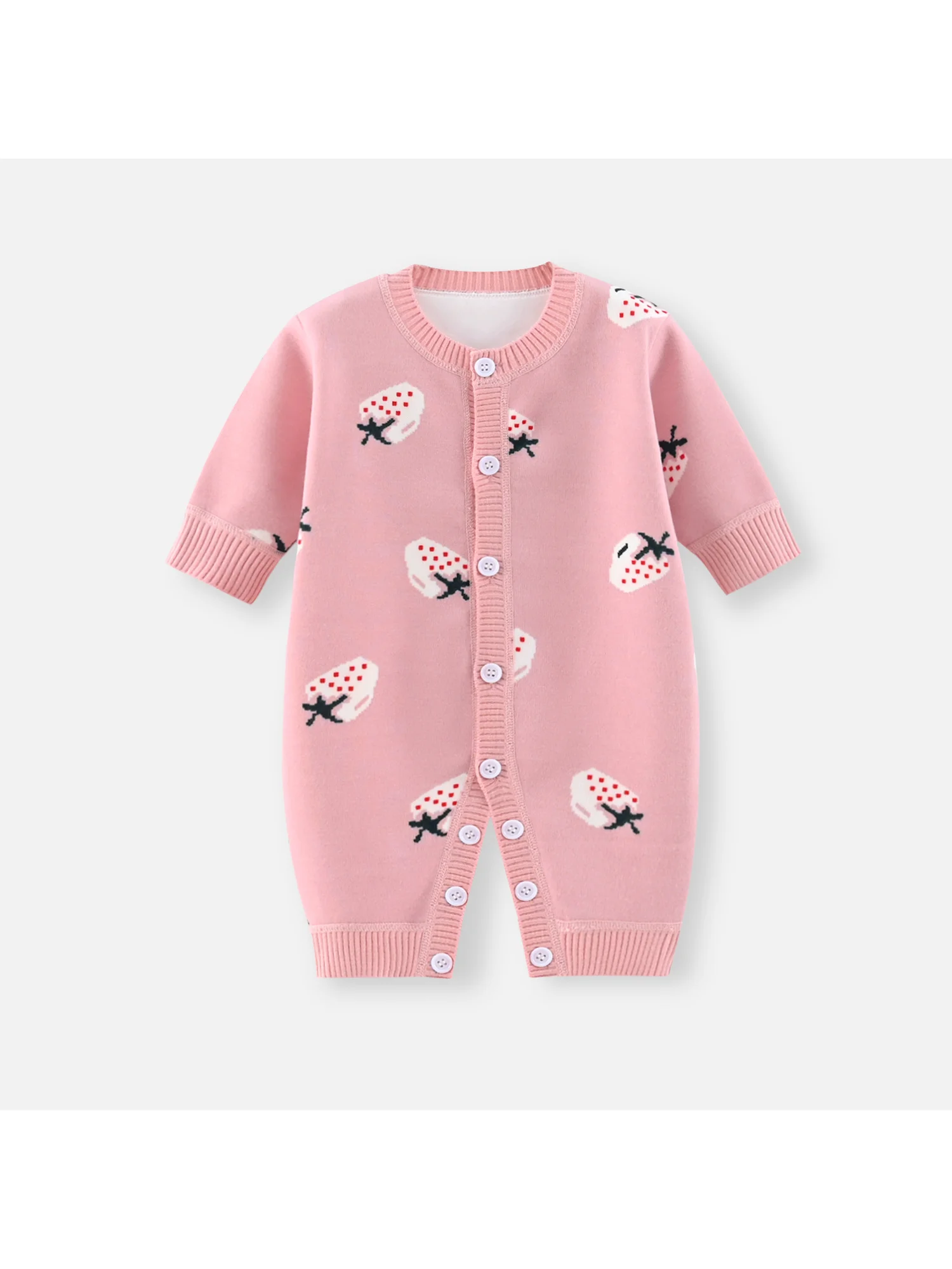 Frühlings- und Herbst-Babykleidung, Einteiliger Baby-Strampler, Supersüßer Vollmonats-Outfit, Frühlings- und Herbst-Prinzessinnen-Strampler