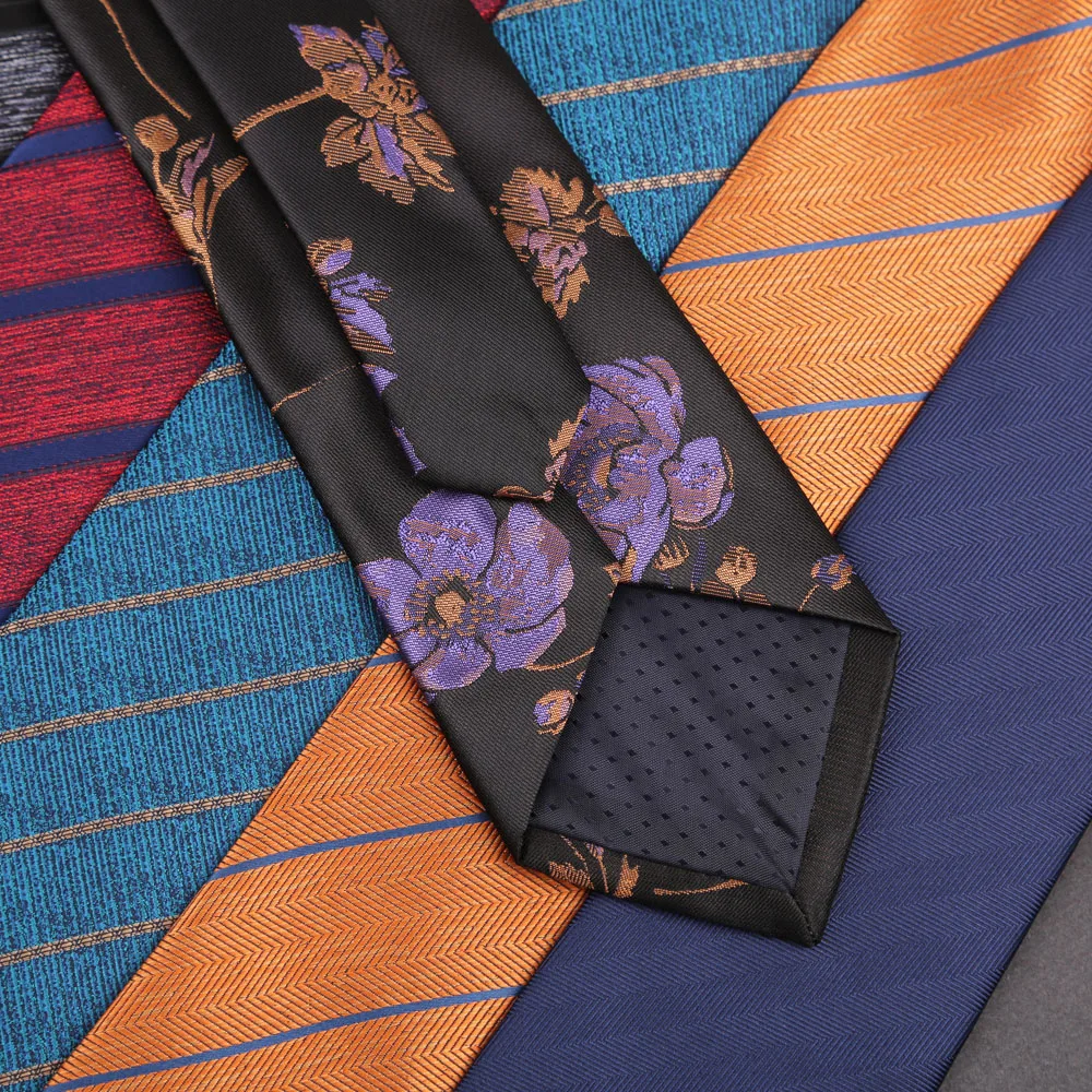 비즈니스 캐주얼 대형 8cm 남성용 넥타이 패션 넥타이 클래식 남성 스트라이프 웨딩 직장 넥타이 자카드 직물 폴리 에스터 실크