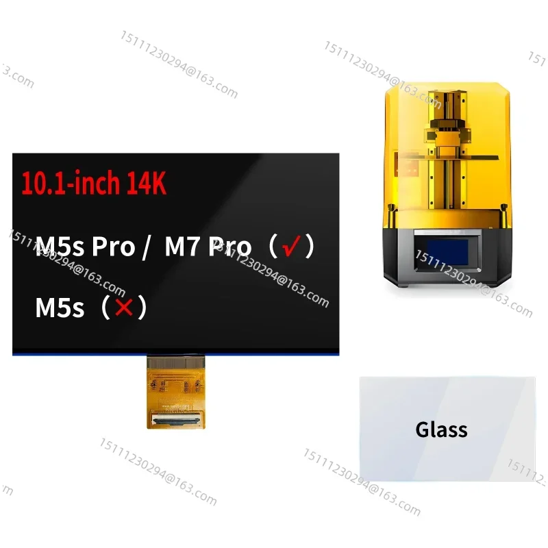 NF NF 10.1 inch 14K for Anycubic Photon Mono M5s Pro / Mono  M7 Pro Monochrome Original LCD Screen Replacement 3D Printer Part