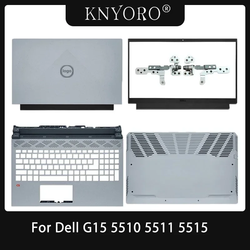 Original New For Dell G15 5510 5511 5515 Laptop LCD Back Cover Screen Housing Lid Front Bezel Palmrest Bottom Case Accessories