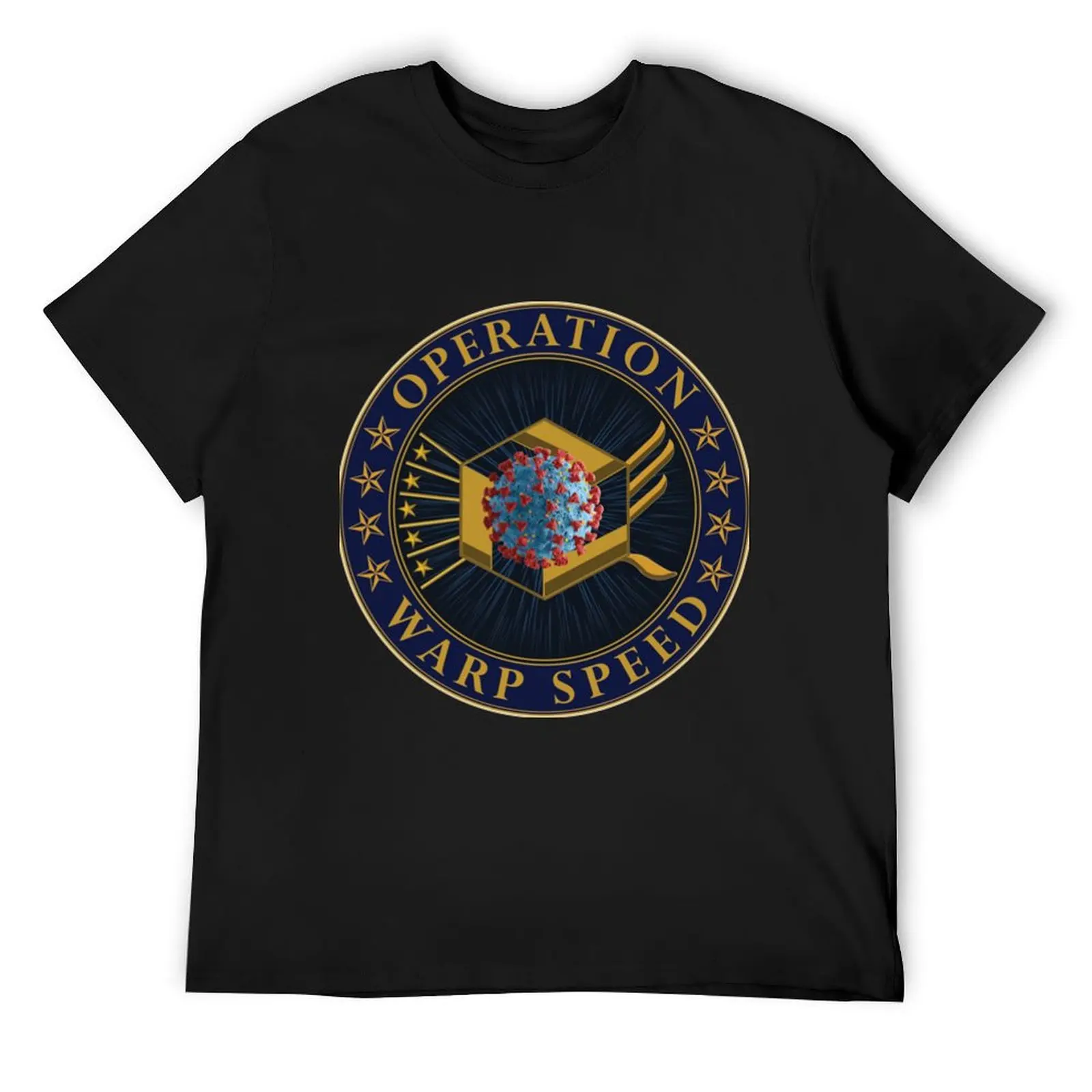 Operation Warp Speed Logo T-Shirt Short sleeve tee man t shirt mens t shirts pack