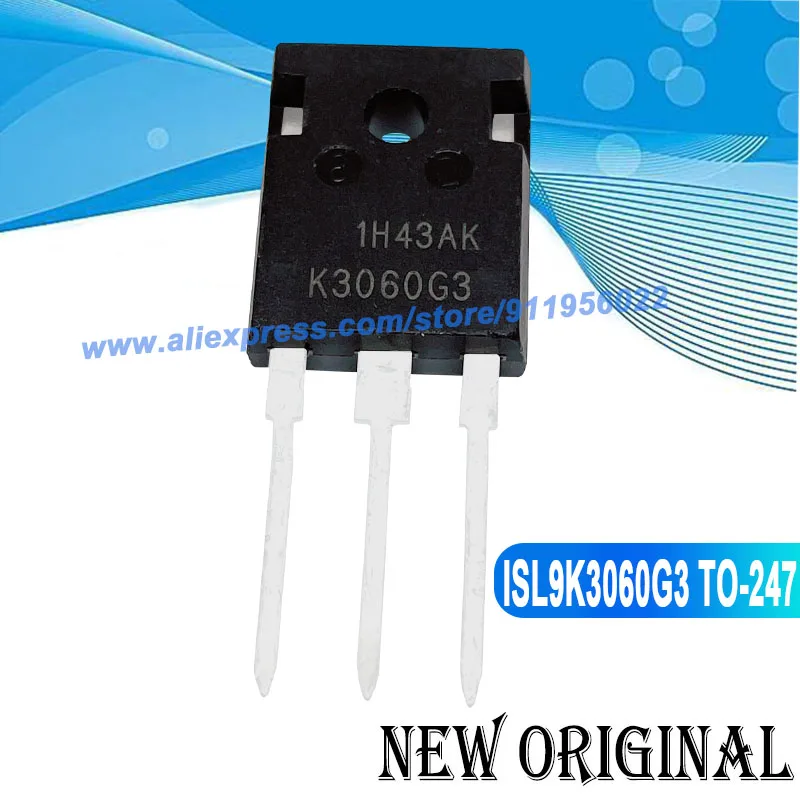 (5 Pieces) K3060G3 ISL9K3060G3  TO-247-3 600V 30A