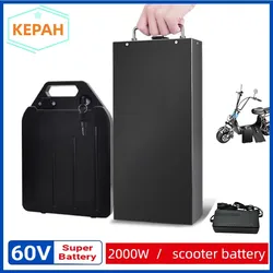 Electric Car Lithium Battery Waterproof 18650 Battery 60V 20ah for Two Wheel Foldable Citycoco Electric Scooter Bicycle