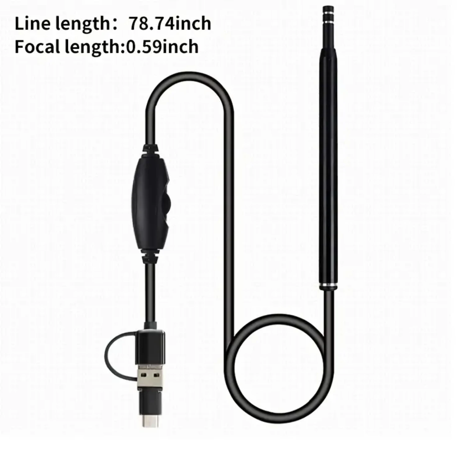 Ear Wax Removal Endoscope - Otoscope, Tool, Ear Protection, Wired USB Connection, Compatible With Ipad, Android For Kids, Adults