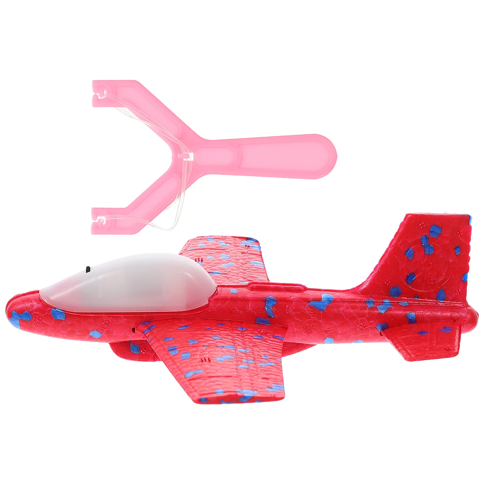 Hand Throwing Foam Plane Toy Children’s Toys Artificial Airplane Model Fake Glowing Catapult Aircraft Emulation Foams Funny