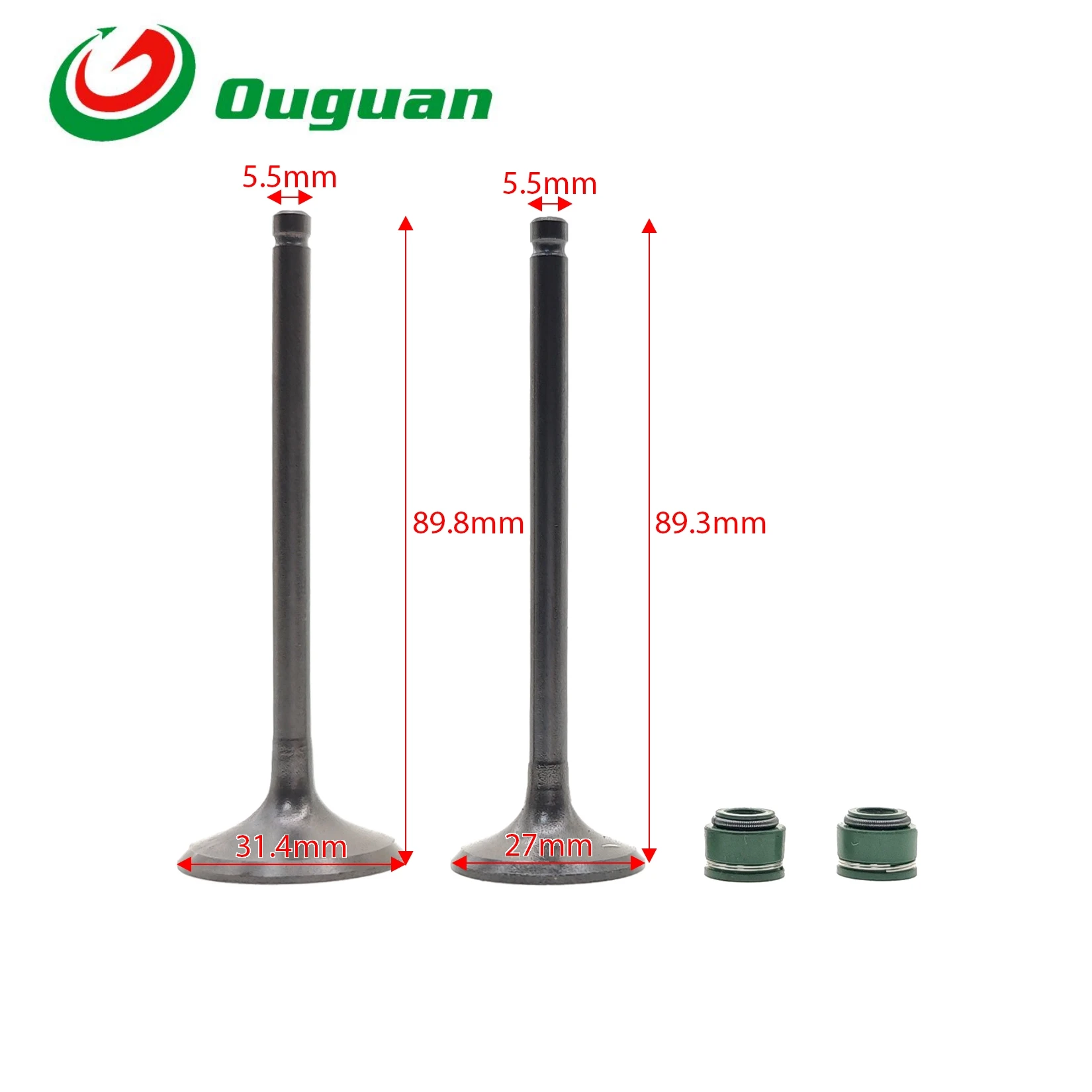 

ouguan for Zongshen CB250 CB 250 250cc Valve Intake Exhaust Stem Valve Oil Seal