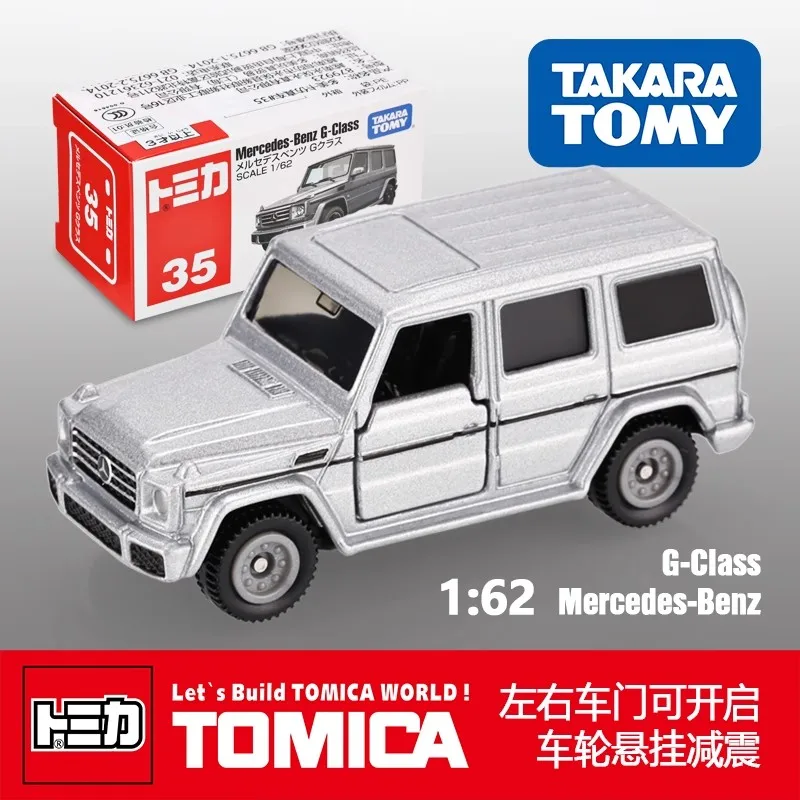 

Takara Tomy Tomica No. 35, литая под давлением модель автомобиля из сплава Mercedes-Benz G-Class, копия серии, детские подарки, игрушки для мальчиков