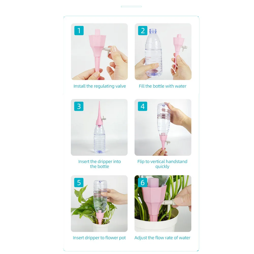 Automatischer Spike-Bewässer für Zimmerpflanzen, automatisches Tropfspieß-Bewässerungsgerät für Zimmerpflanzen, Bewässerungssystem für Zimmerpflanzen