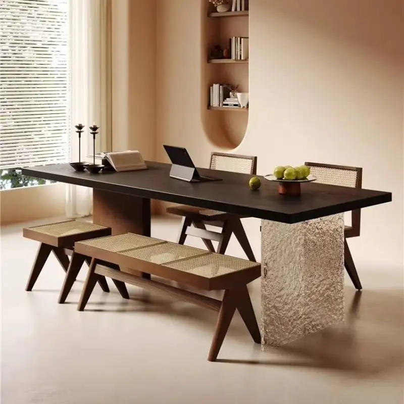

Unique Black Kitchen Table Italian Minimalist Wooden Luxury Kitchen Table Space Saving Modern Muebles Para Hogar Furniture Home