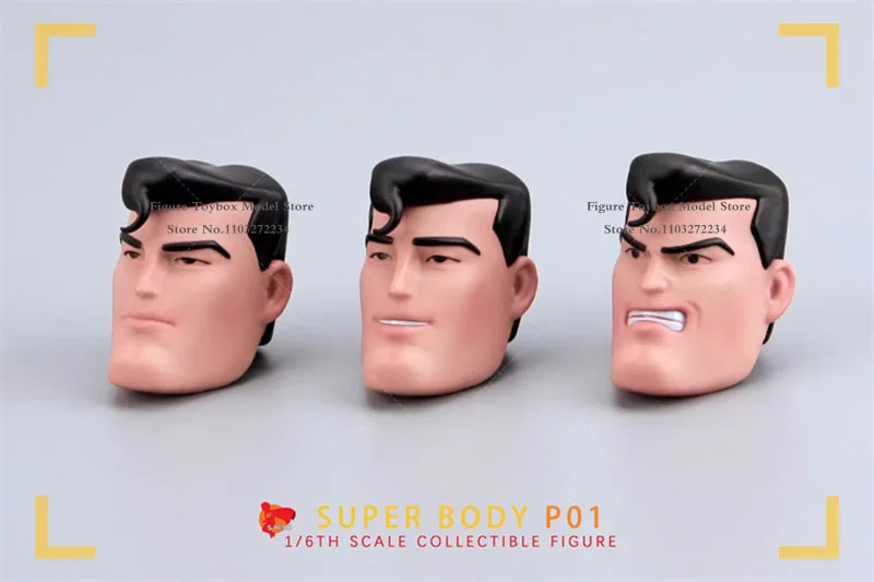 Herói brinquedos estoque limitado p02 1/6 voando super herói anime filho de krypton design de corpo móvel 12 "conjunto completo homem figura de ação