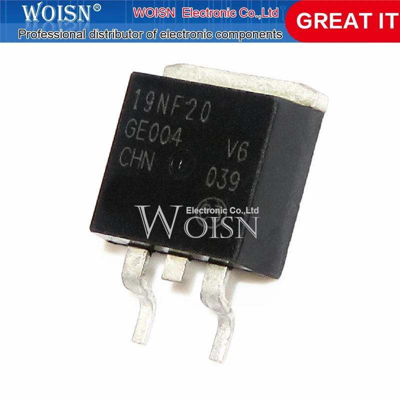 10 шт. STB19NF20 B19NF20 TO-263