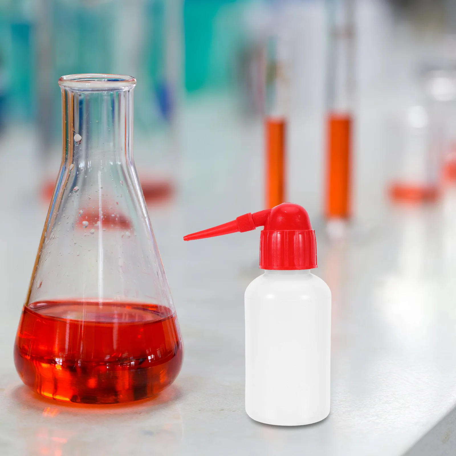 

10Pcs Lab Bottles Transparent Scaled Squeeze Bottle 150Ml for Medical Cleaning Laboratory Plant Watering Lash Rinse Bottle