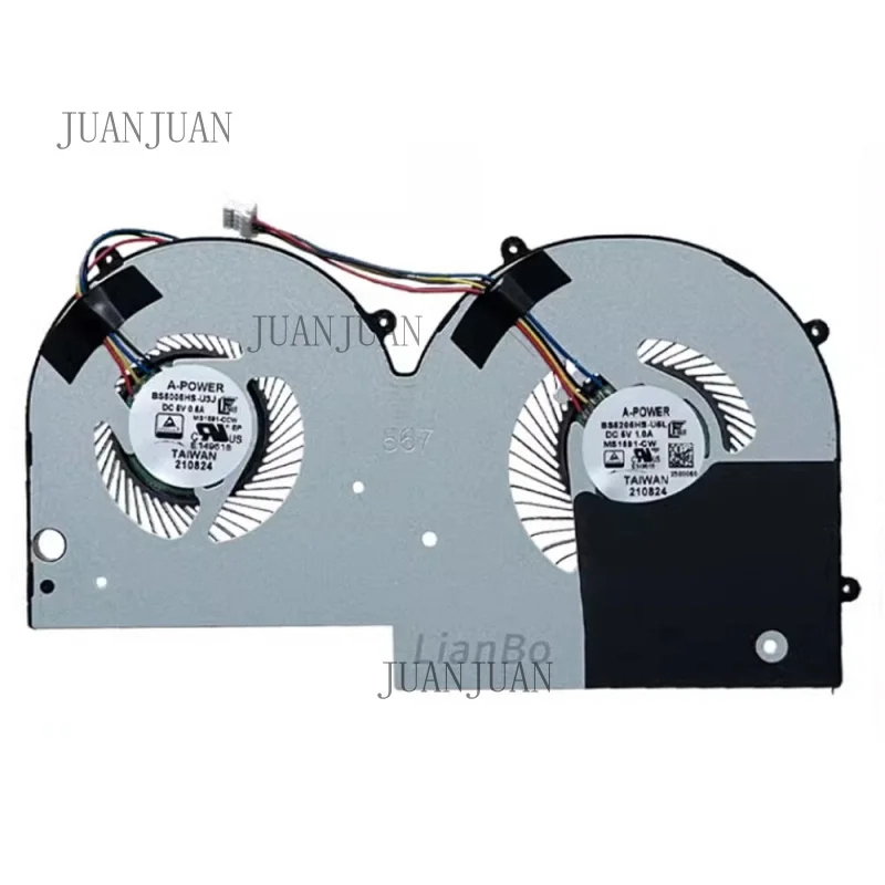 A+ For MSI Summit E16 Flip Evo MS-1591 Laptop Cooing Fan BS5005HS-U3J BS5005HS-U5L