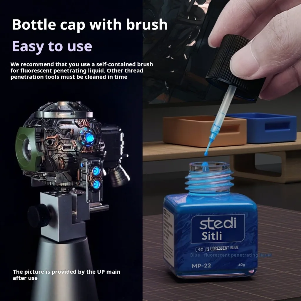 Stedi MP-20 ~ 24 เรืองแสงสีแผงซับของเหลวสําหรับ GUNDAM GK Mecha ชุดสี Tools40g น้ําเจาะหมึก