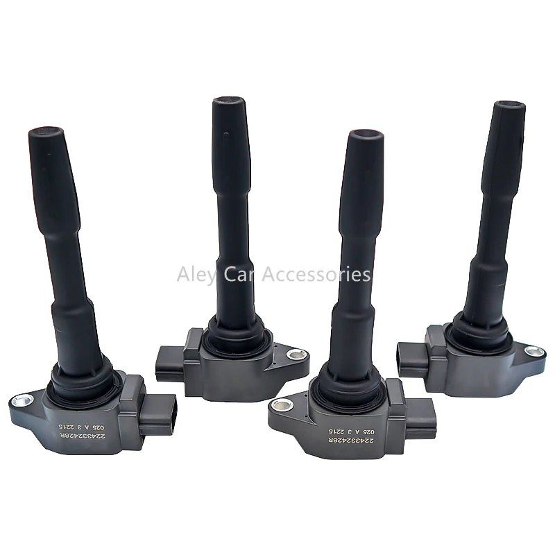 4PCS New 224332428R A2819060000 2819060000 2244800Q0F For Renault Clio Dacia Duster For Smart Fortwo 0.9L 1.0L Ignition Coil