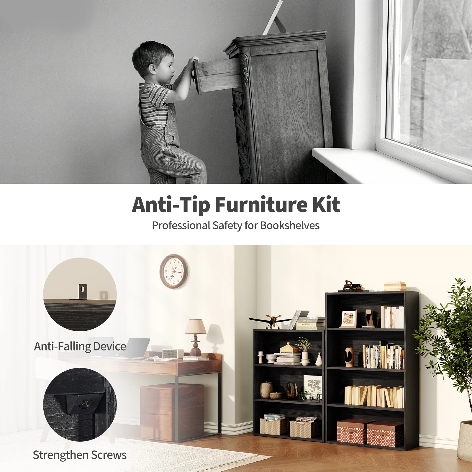 MCQ Ahşap 3 Katlı Kitaplık Dep - Bookshelf 5 Tier incelemesi ve fiyatı