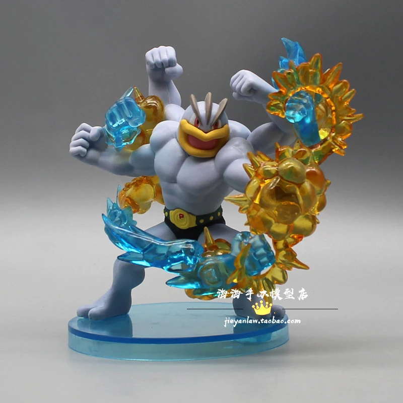 

Pokemon Anime Skills Gallery Storm Dragon Carp King/jenny Turtle/ice Six-tailed Glowing Scene Model Action Figure Children's Toy