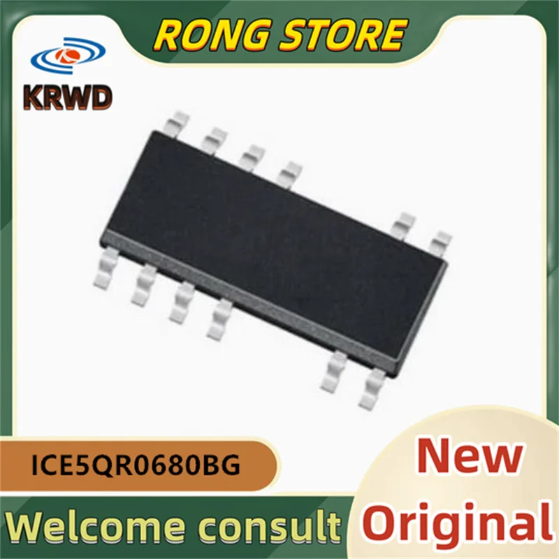 2PCS  New original ICE5QR0680BG ICE5QR0680B ICE5QR0680   PG-DS0-12
