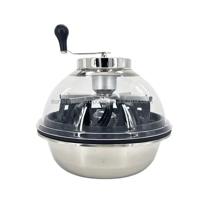 24Inch Flower Stainless Steel Blade Trimming Machine Plant Bud Twisted Spin Cut Leaf Bowl Trimmer