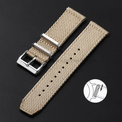 High Quality Nylon Watch Strap 20mm 22mm For Huawei Watch Gt4/Gt3 Canvas Cotton Men Women Sport Waterproof Bracelet Accessories