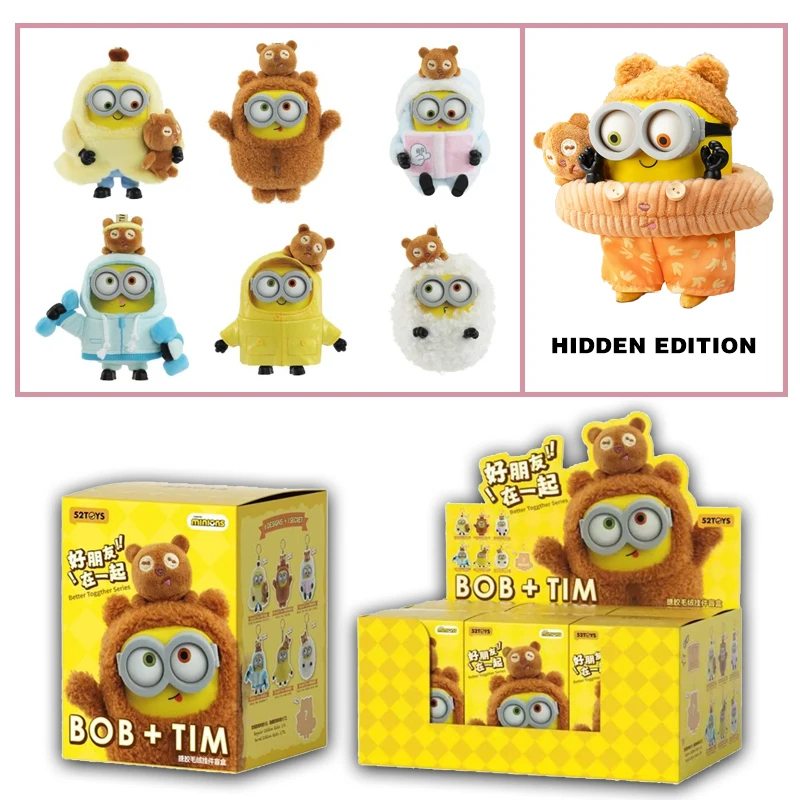 

В наличии 52TOYS Mystery Box Bob & Tim-Best Buddies Forever Series слепая коробка аниме персонаж кукла коллекционирование милых детских игрушек подарки