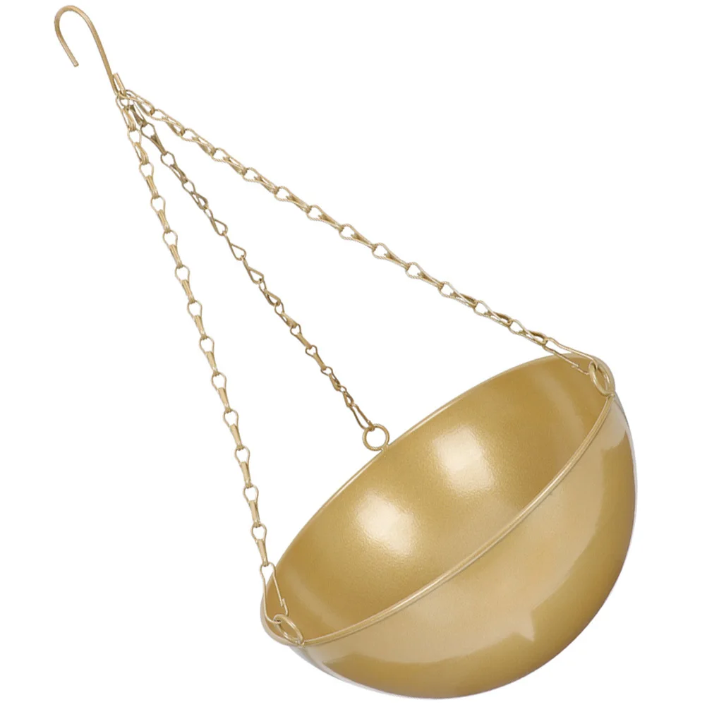 

Premium Hanging Flower Basket Metal Planter for Wall Outdoor Indoor Use Classic Design Garden Decoration Plant Pot Holder