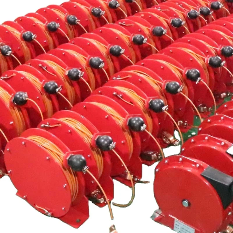 Retractable Static Grounding Cable Reel 20m 30meter Manual Hand Rewind Earth Static Bonding Reel System With Alarm