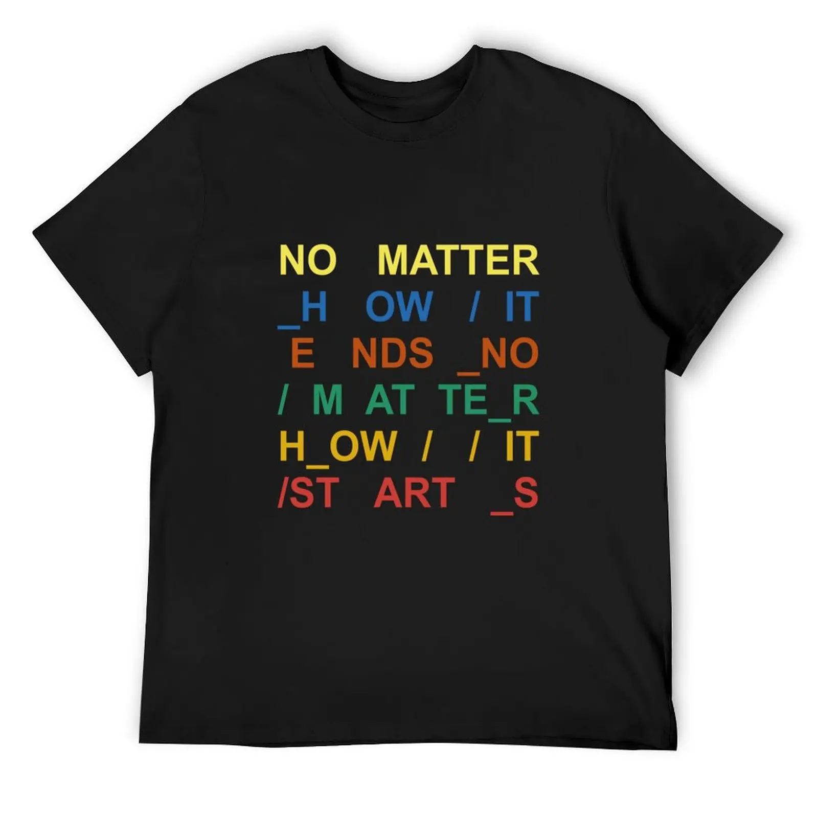 best rainbow lyric of radioheads 608 T-Shirt