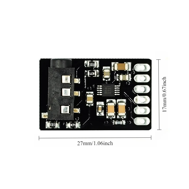 4pcs MCU 4344 CS4344 DAC Module Stereo Audio Digital to Analog Converter for Arduino Raspberry Pi DIY