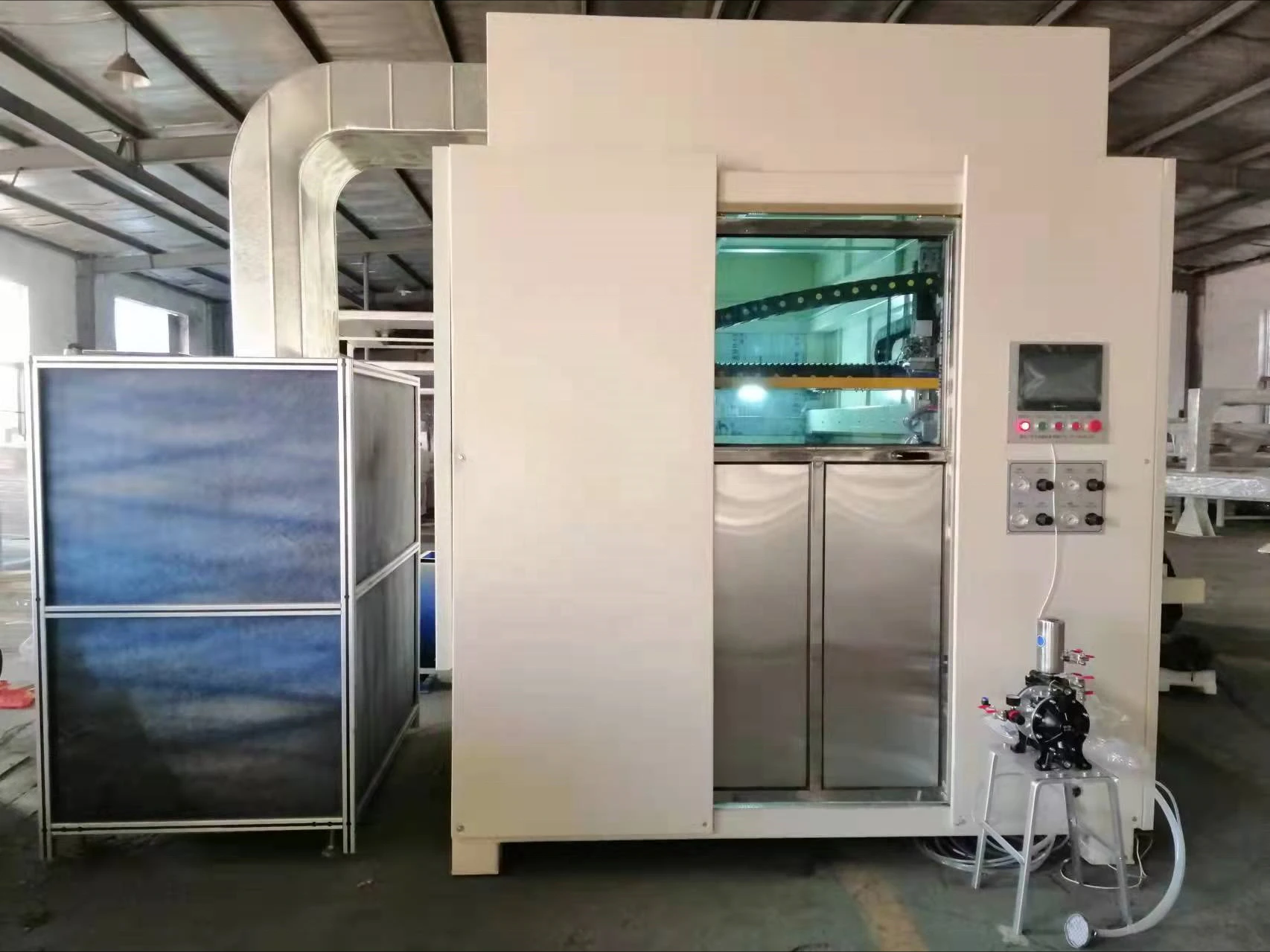 5 axis painting machine for Kitchen Cabinet Door furniture making Automatic Spray Painting Machine