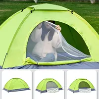 1/2 Person Ultralight Camping Tent Single-Layer Portable Hiking Tents Anti-UV Coating For Fishing/Backpacking/Trip/Hiking Parts