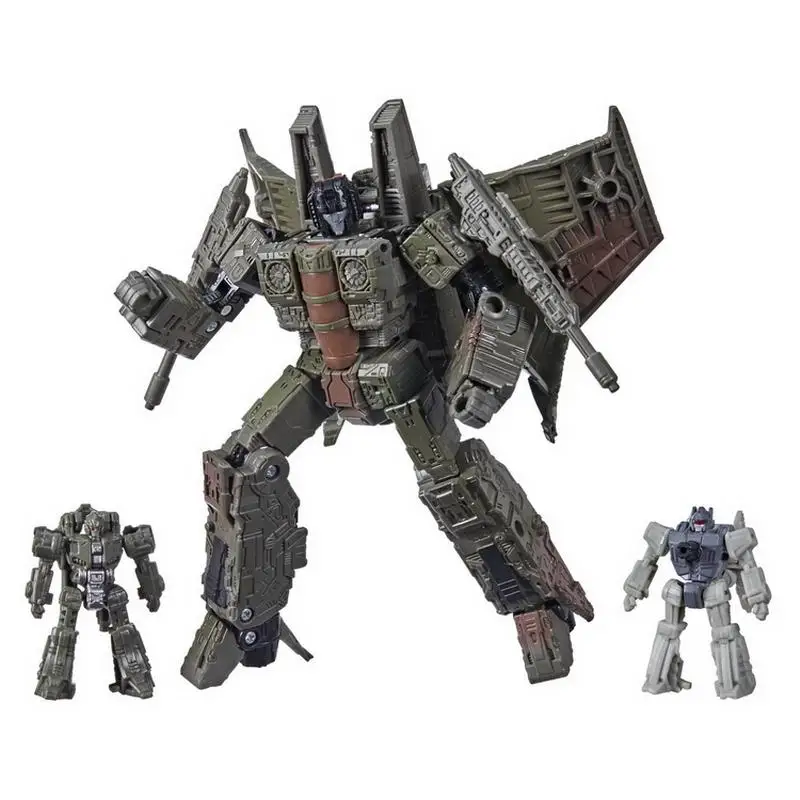 In Stock Original 18cm Hasbro Action Figure Transformers War for Cybertron Sparkless Seeker Model Toy Anime Figure Gifts