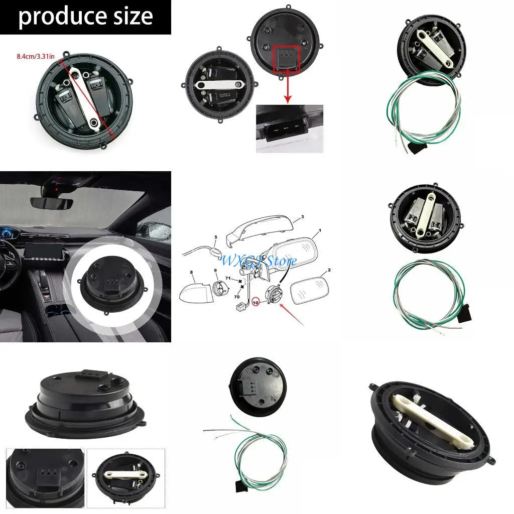 

37JE Temperature Resistant Mirror Adjustment Motor 660238 For Harsh Weather Condition