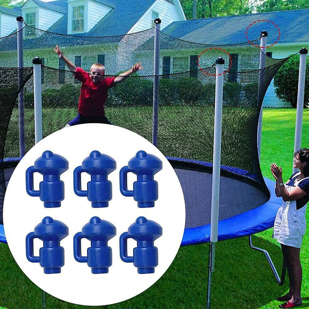 

Trampoline Cap Replacement Mini Leg Pole Covers for Metal Poles Kids Professional Parts Replaceable Enclosure Post Caps