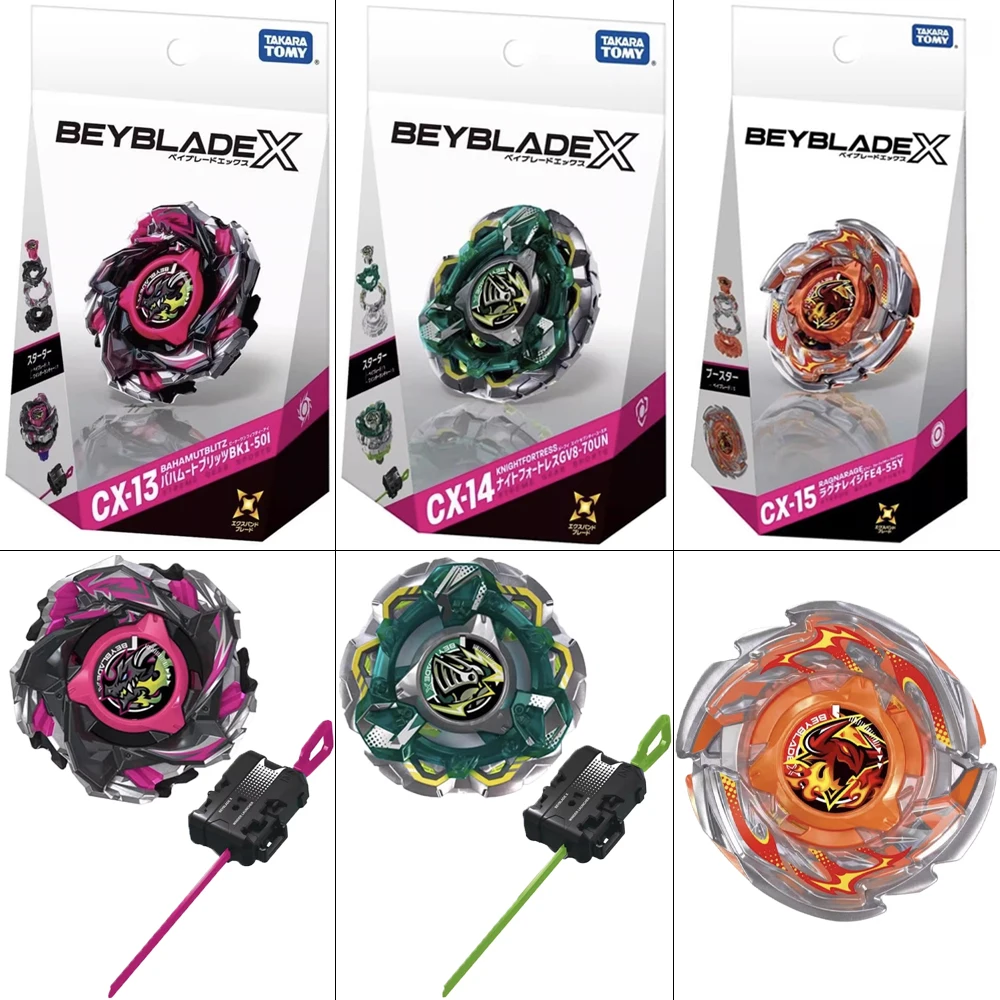 ORIGINAL GENUINO TAKARA TOMY BEY X CX-13 Starter Bahamut Blitz BK1-50I BLADE CX-14 CX-15