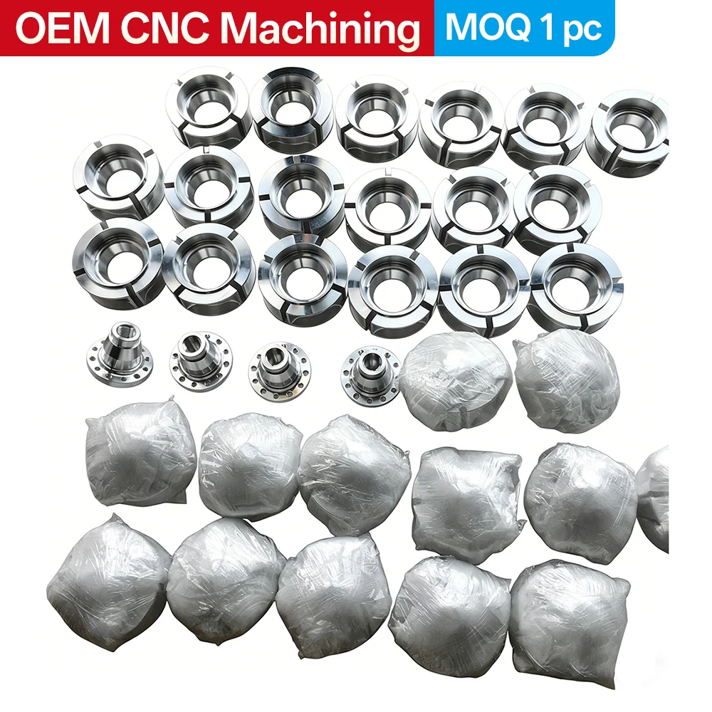 

OEM Custom CNC Precision Machining of Metal Parts: Small-batch orders starting from 1 piece; turning and milling services